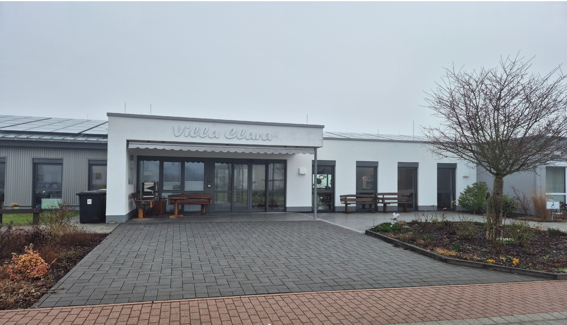 Eingangsbereich der Villa Clara