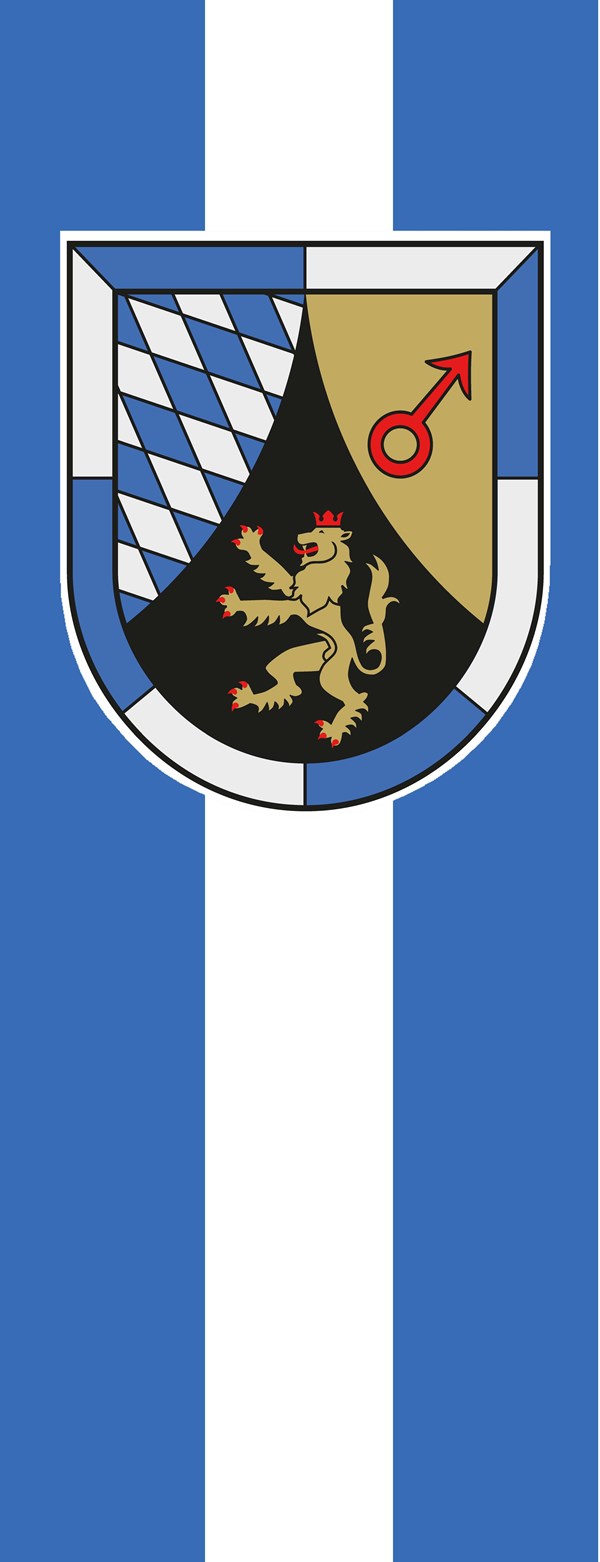 Hängeflagge der Verbandsgemeinde Simmern-Rheinböllen (©VG Simmern-Rheinböllen)