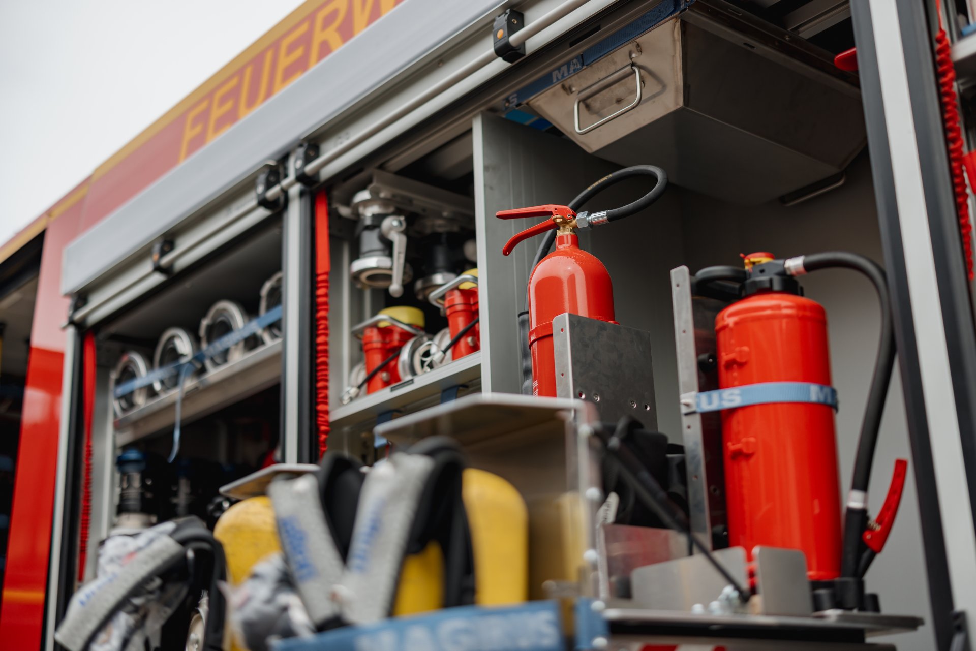 Detailansicht eines Feuerwehrautos der VG Simmern-Rheinböllen