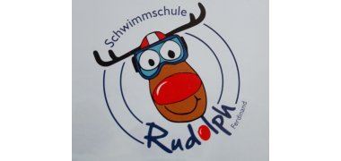 Logo Schwimmschule Rudolp mit Rentier