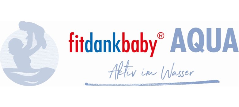 Logo Fit dank Baby Aqua Mutter mit Kind